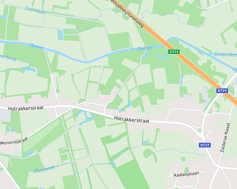 Een kaart met de locatie van AniCura Dierenartsencentrum Herckenrode te Hasselt