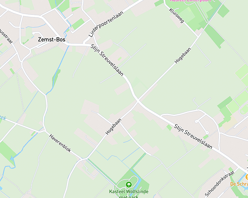 Une carte affichant l'emplacement de AniCura Clinique Vétérinaire Den Eikbos à Zemst