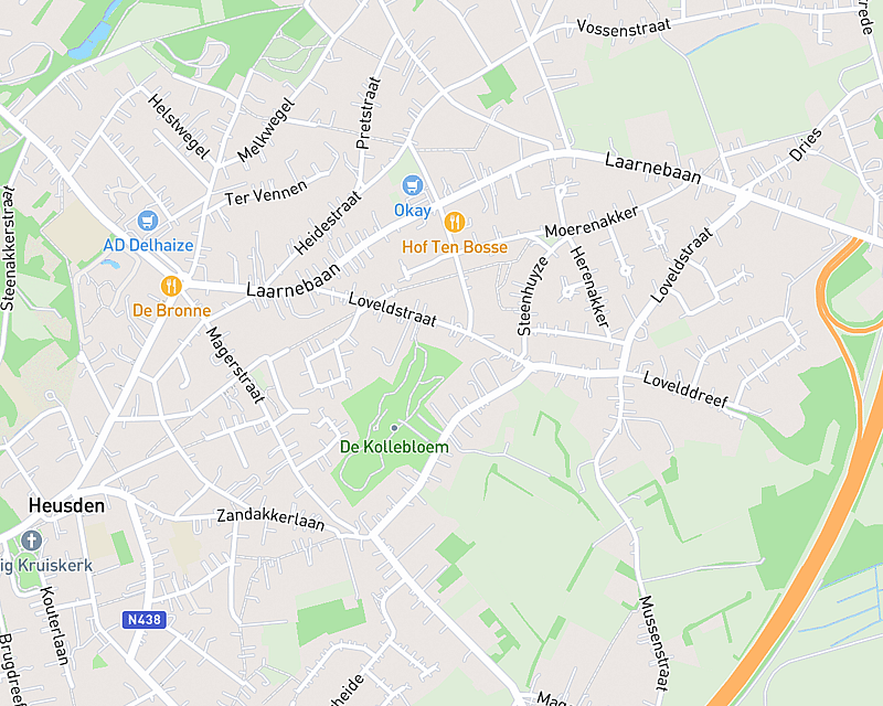 Een kaart met de locatie van AniCura Dierenartsencentrum Malpertuus te Destelbergen